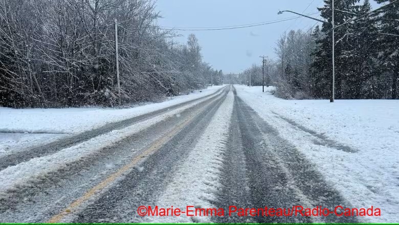 Chute de neige dans le Nouveau-Brunswick